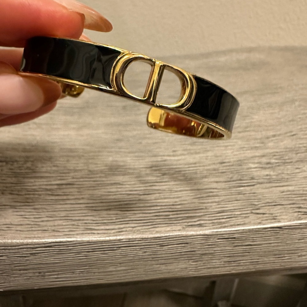 Dior Black and Gold Women's Bracelet